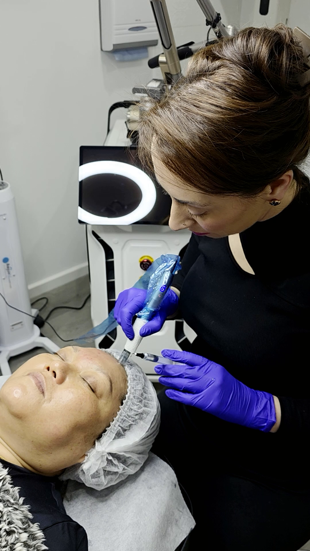 Topical skin booster treatment in the Beautique Artistry treatment room